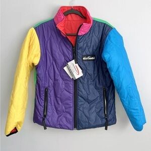 NWT Wild Things Men S Reversible Primaloft Insulated Puffer Jacket Conway NH USA